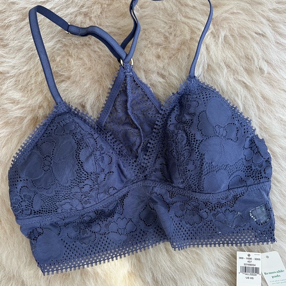 NWT Aerie Paradise Lace Padded Racerback Bralette size XS - Picture 4 of 5
